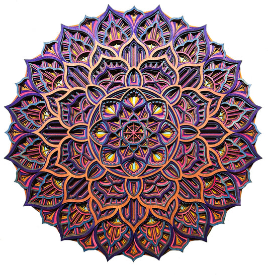 KAREN DEGUIRE'S Large Kaleidoscope Mandala 17