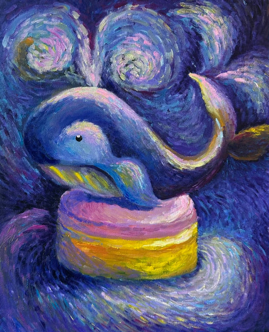 ZIHAN HANNAH ZHAO'S Whale In A Sweet Galaxy